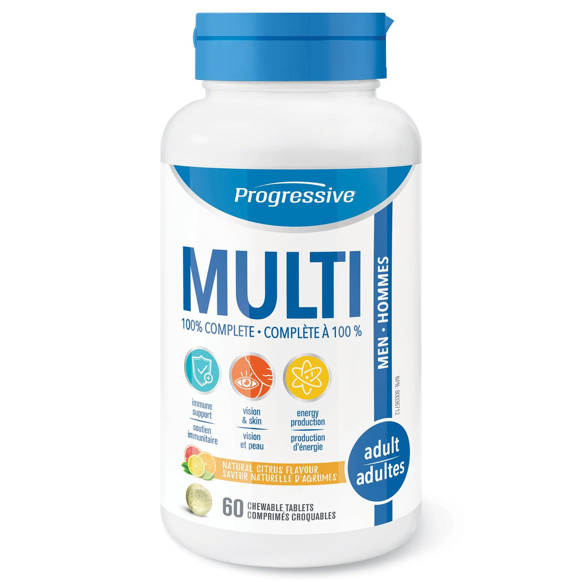 Progressive Chewable Multivitamin for Adult Men 60s