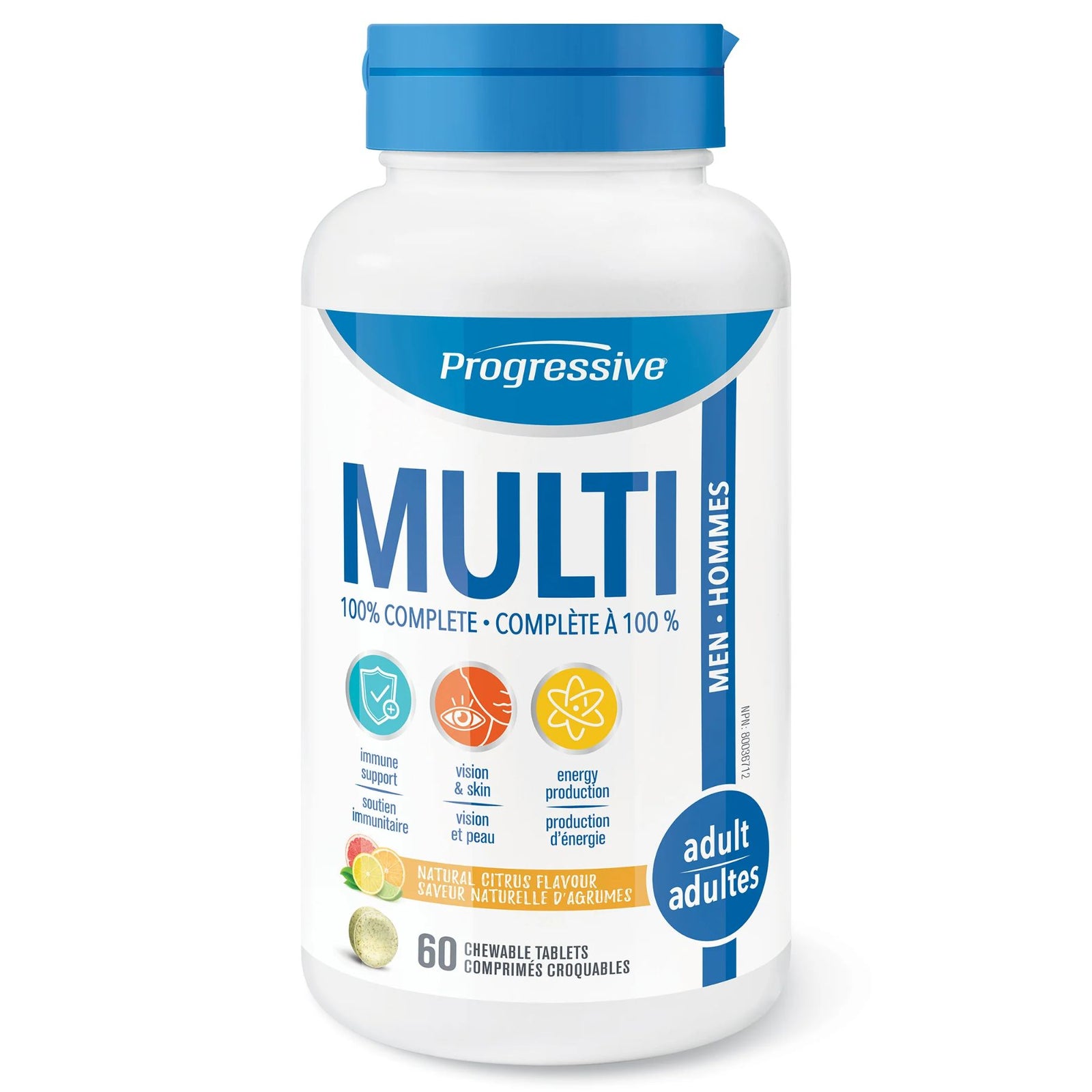 Progressive Chewable Multivitamin for Adult Men 60s