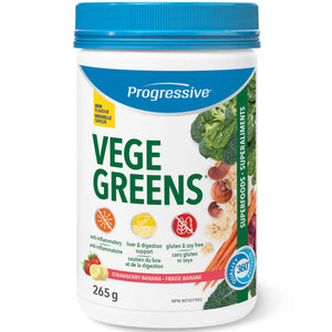 Progressive VegeGreens Strawberry Banana 265g