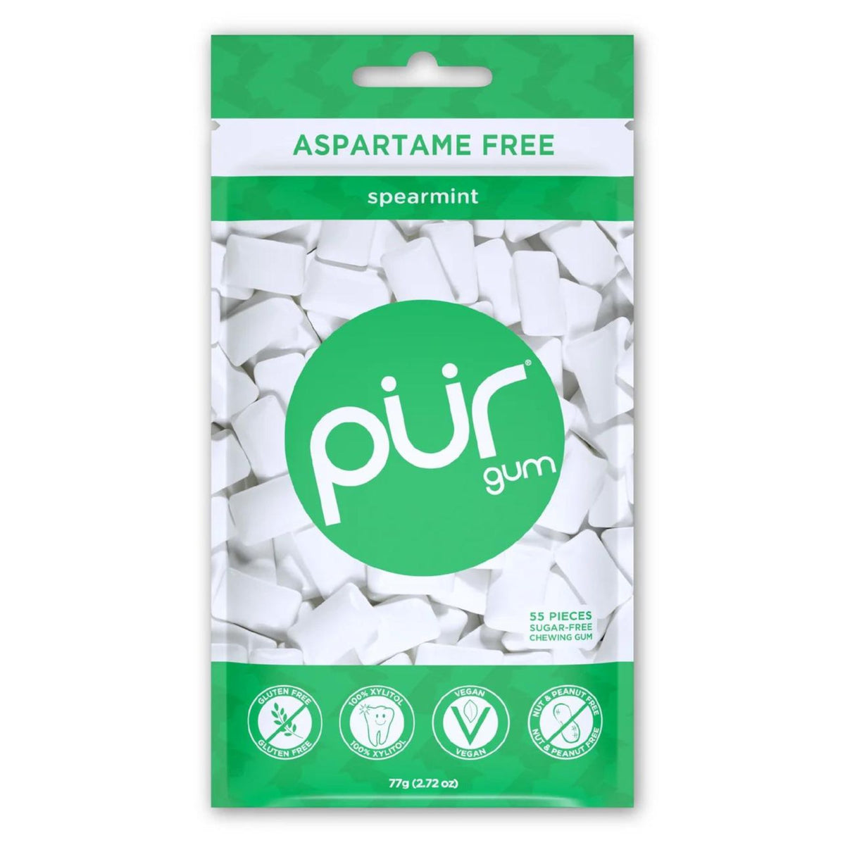 PUR Gum Spearmint 77g