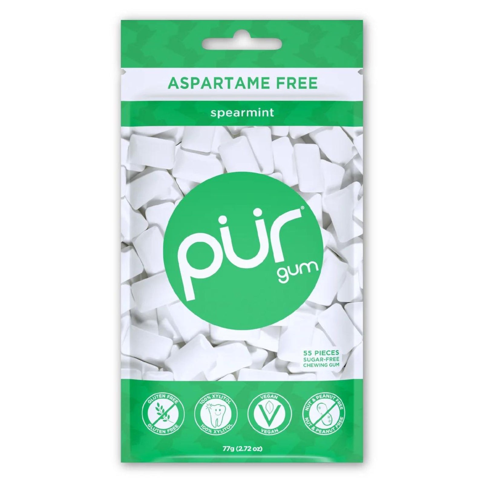 PUR Gum Spearmint 77g