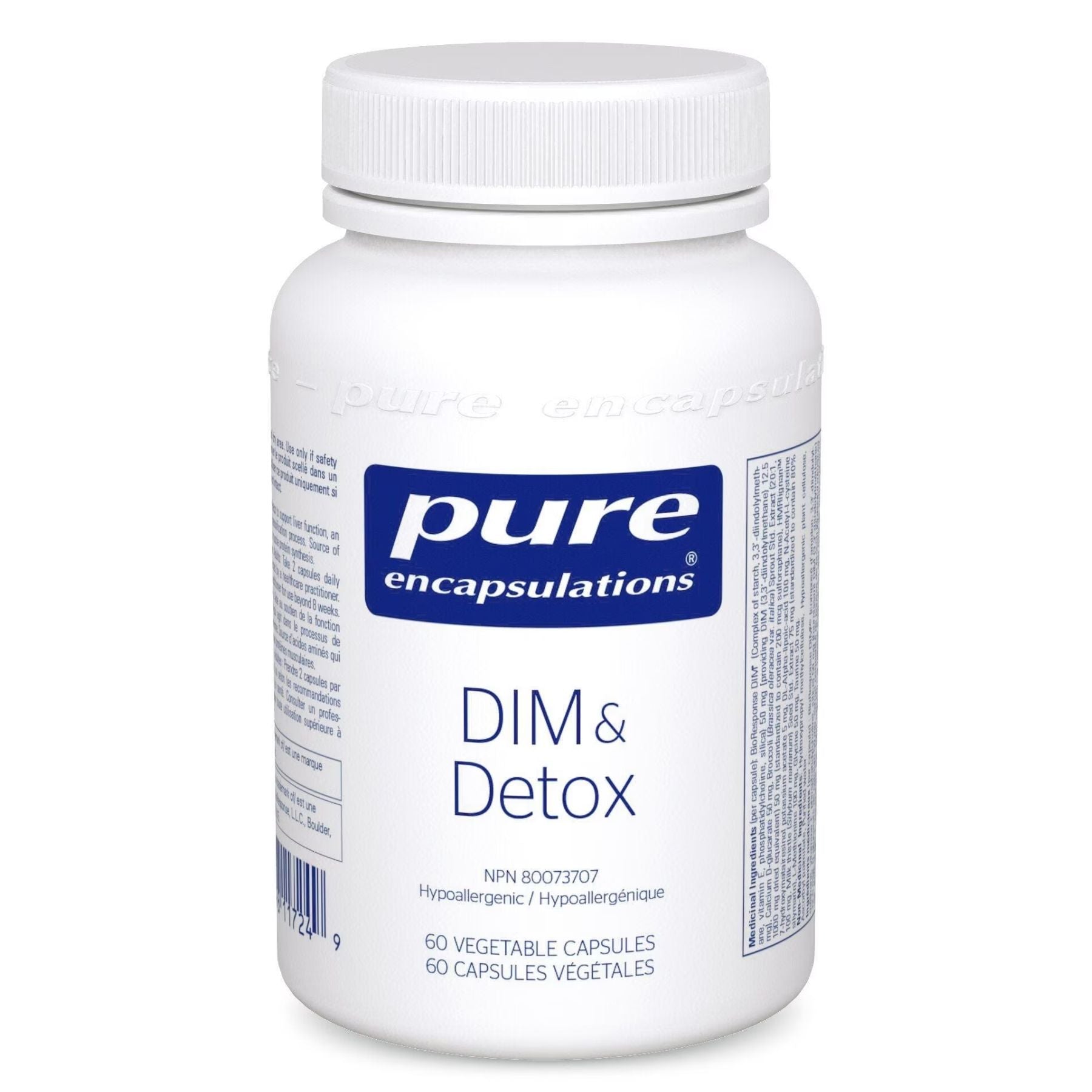 Pure Encapsulations DIM & Detox 60s