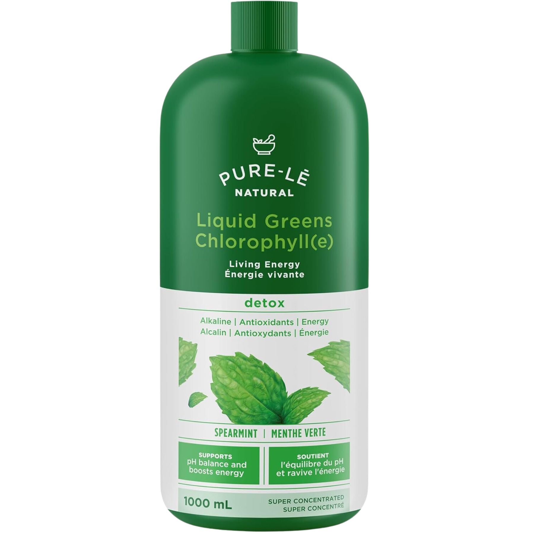 Pure-Le Naturals Liquid Greens Chlorophyll Mint 1000ml