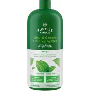 Pure-Le Naturals Liquid Greens Chlorophyll Mint 1000ml