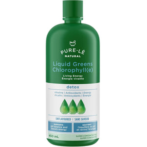 Pure-Le Naturals Liquid Greens Chlorophyll Unflavoured 450ml