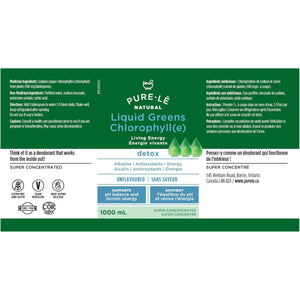 Pure-Le Naturals Liquid Greens Chlorophyll Unflavoured 450ml