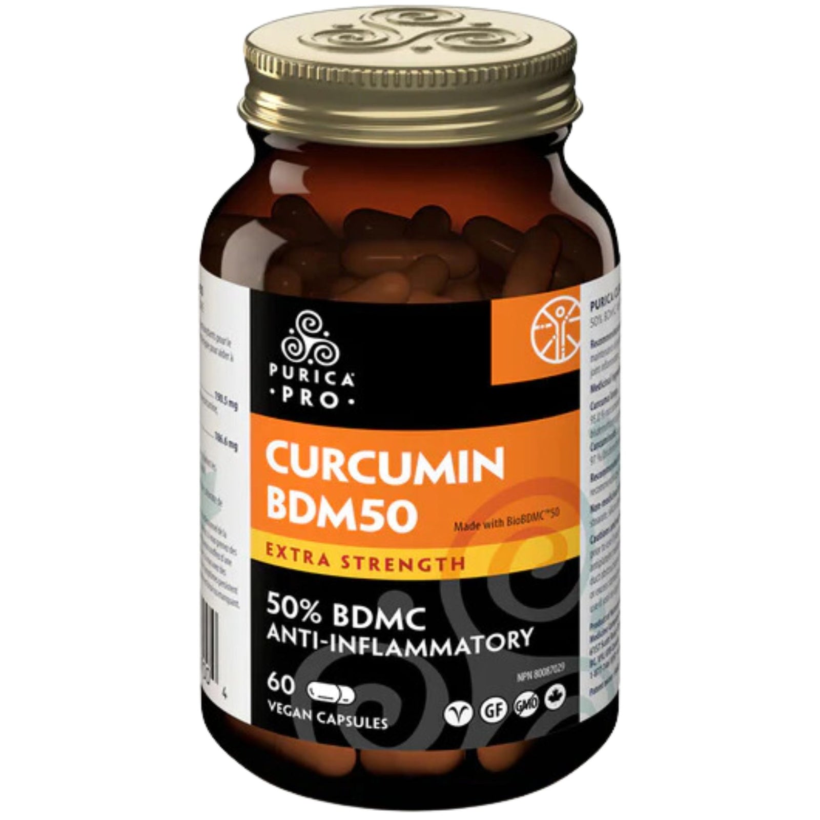 Purica Curcumin BDM50 Extra Strength 60s
