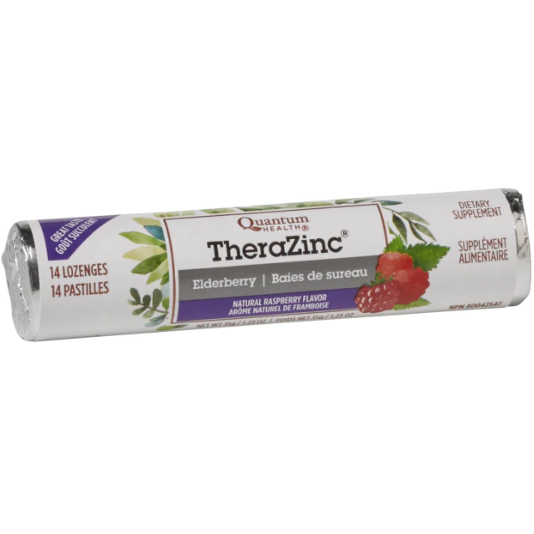 Quantum TheraZinc Elderberry Lozenges 14s