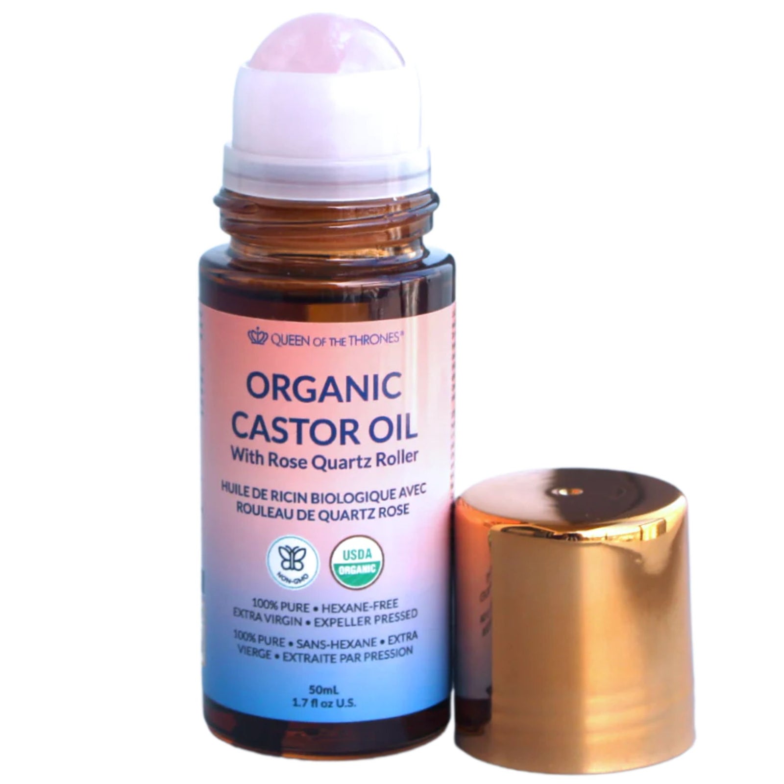 Queen of the Thrones Organic Castor Oil Roll-On 50mL