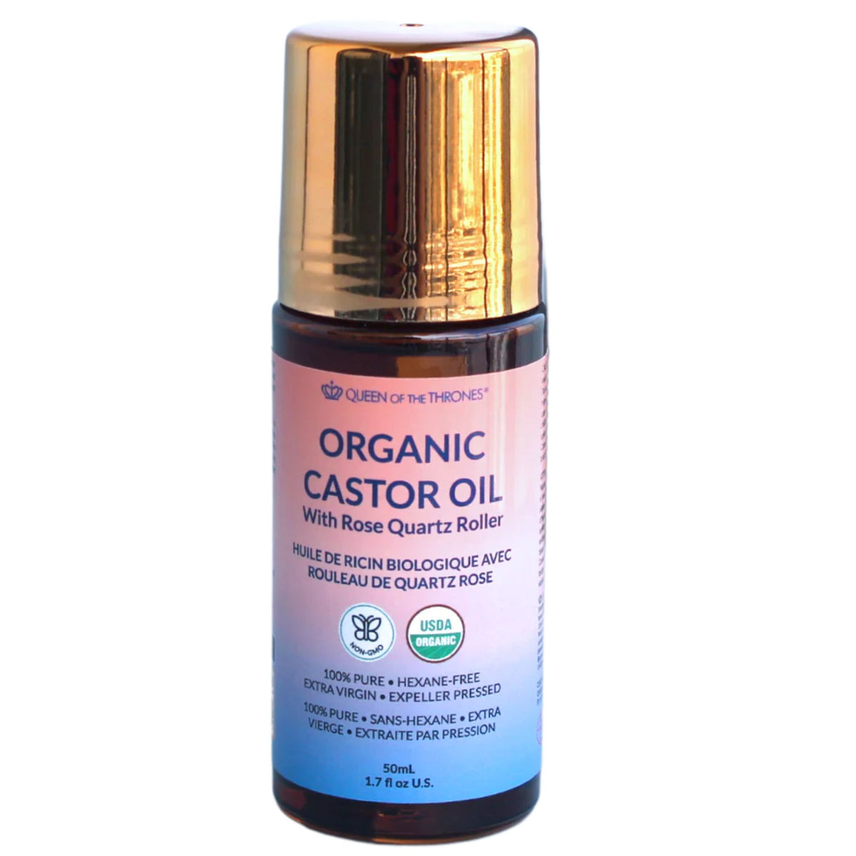 Queen of the Thrones Organic Castor Oil Roll-On 50mL