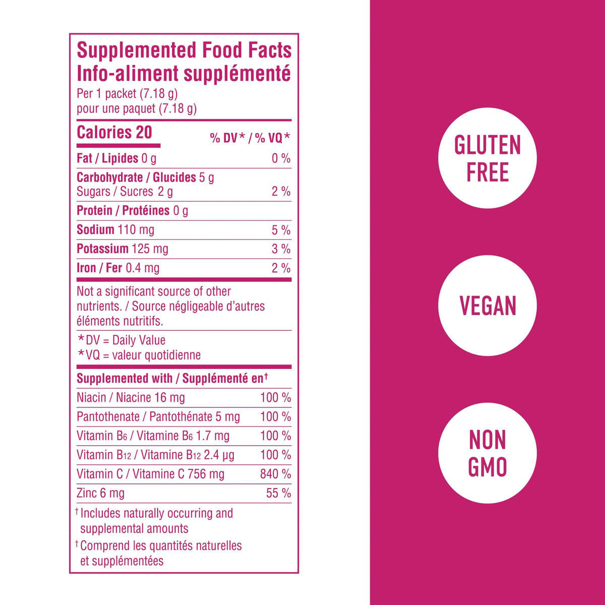 ROAR Plus Hydration Powder Berry Lemonade (Single - sachet) 7g