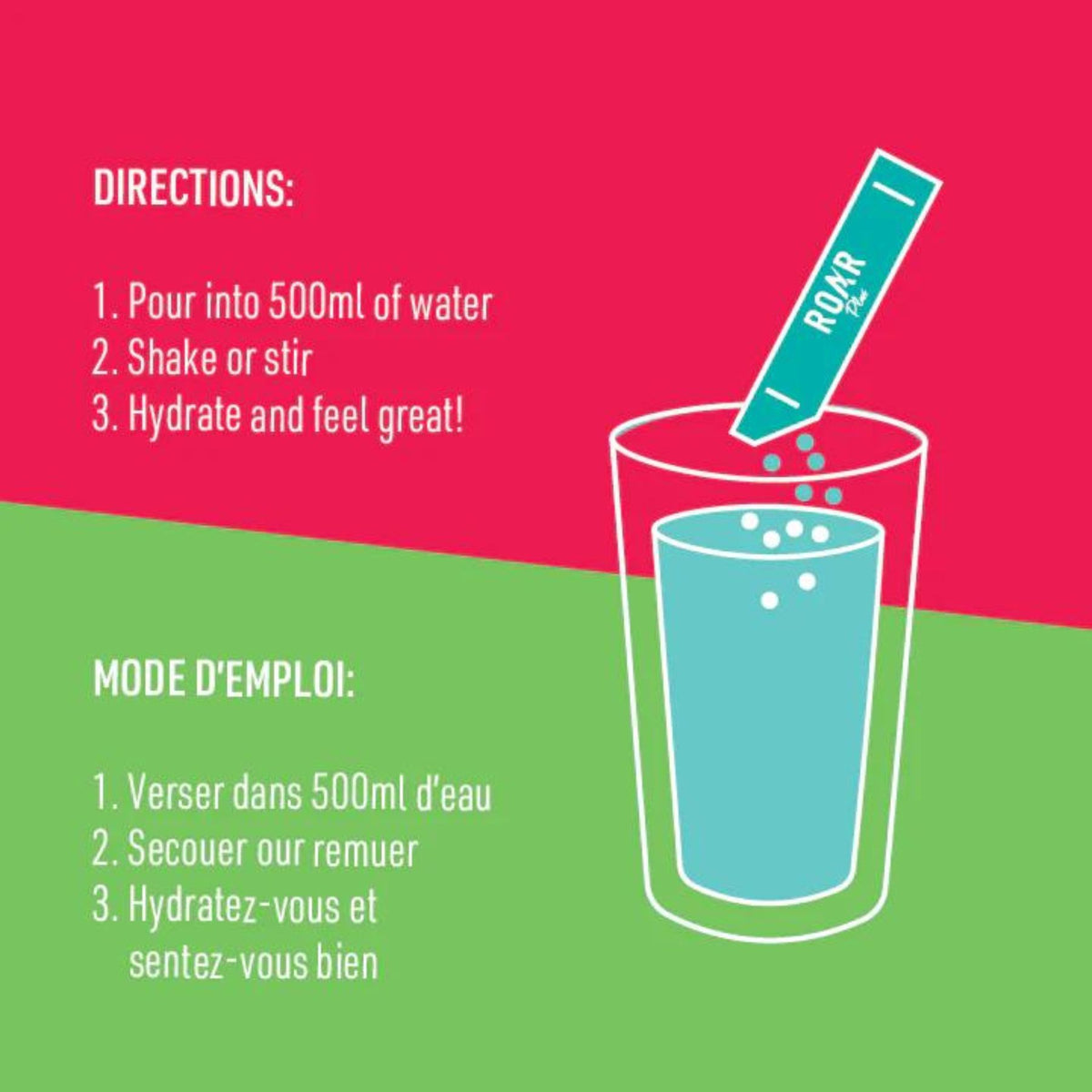 ROAR Plus Hydration Powder Strawberry Watermelon (12 Pack)