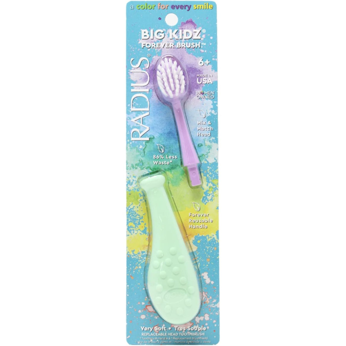 Radius Big Kidz Replaceable Head Forever Brush (6yrs+)