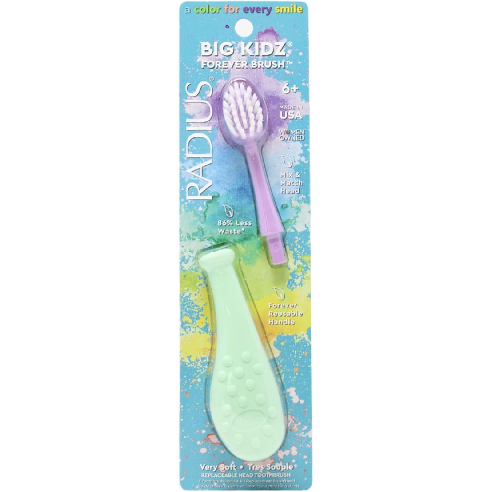 Radius Big Kidz Replaceable Head Forever Brush (6yrs+)