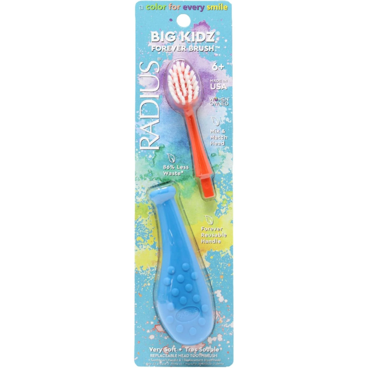 Radius Big Kidz Replaceable Head Forever Brush (6yrs+)