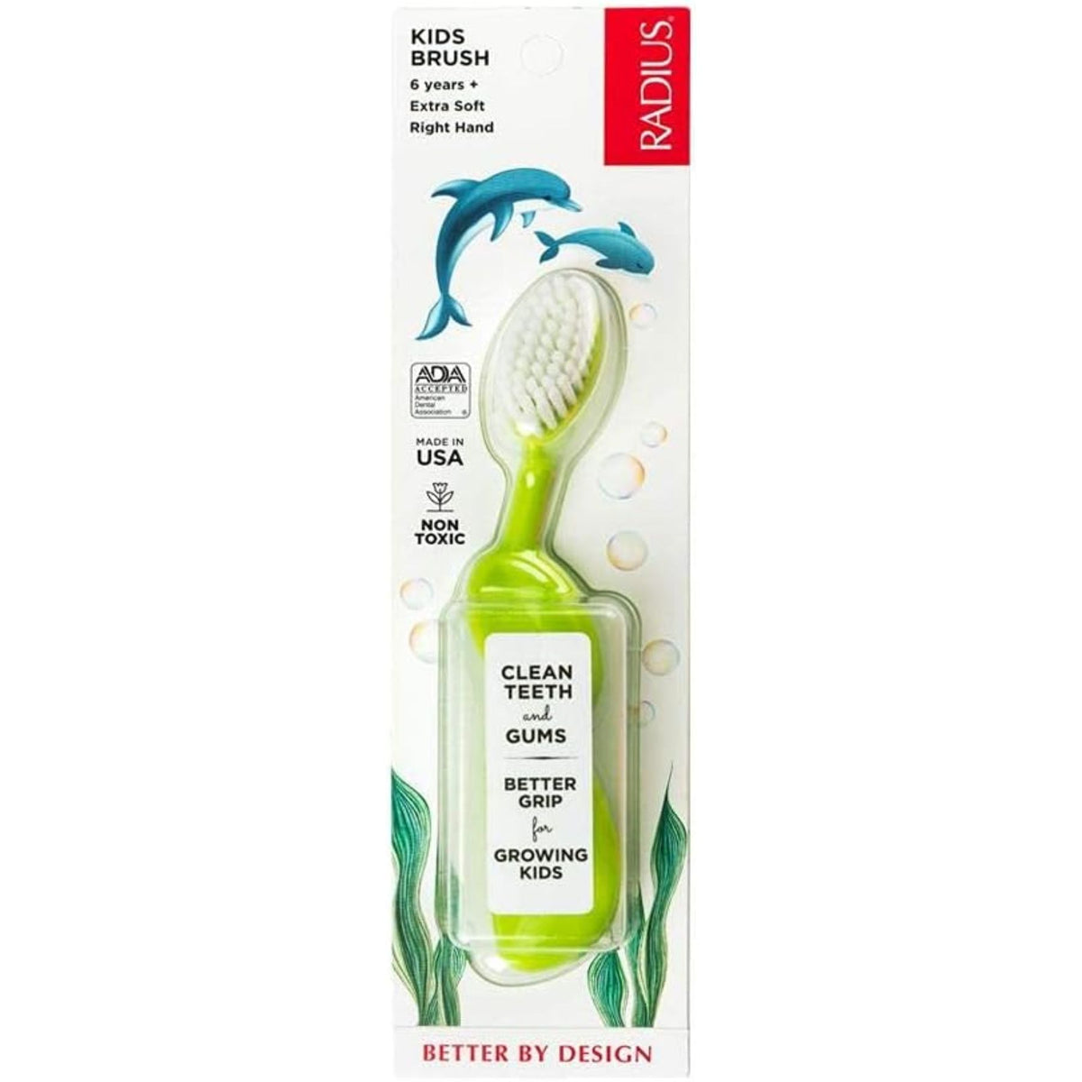 Radius Kidz Toothbrush, Children's Right Hand