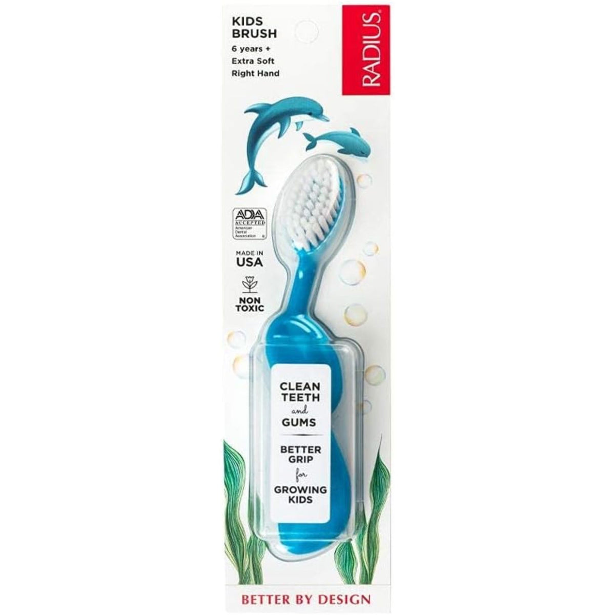 Radius Kidz Toothbrush, Children's Right Hand