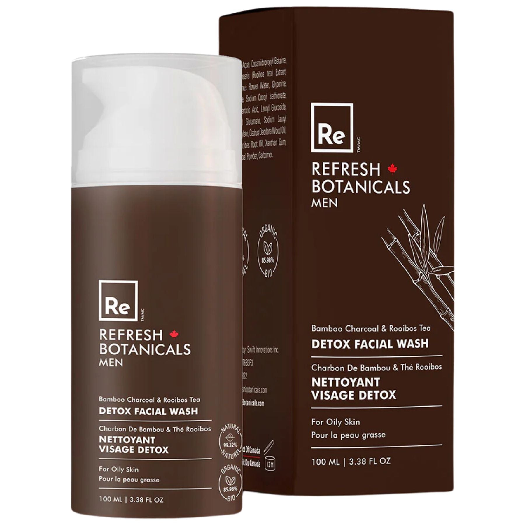 Refresh Botanicals Men Detox Facial Wash 100ml