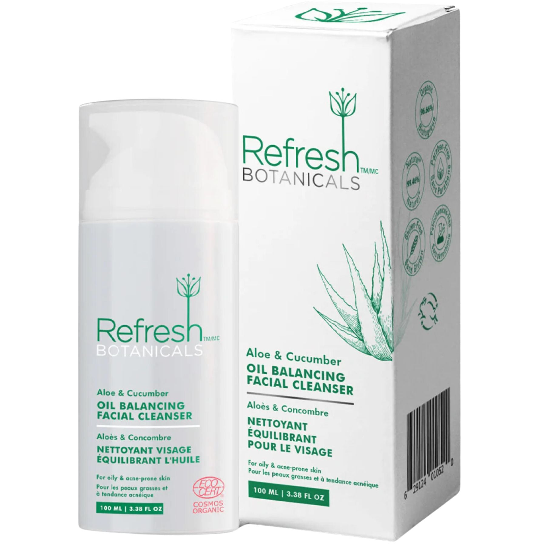 Refresh Botanicals Oil Balancing Facial Cleanser 100ml