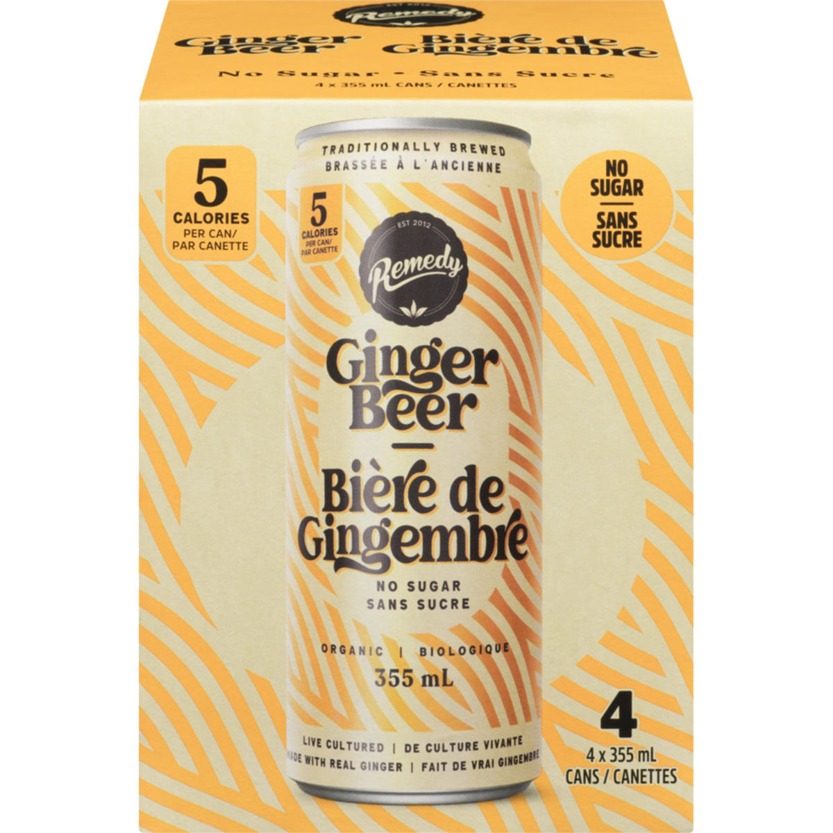 Remedy Organic Ginger Beer 4pk