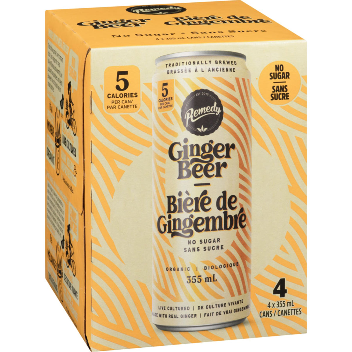 Remedy Organic Ginger Beer 4pk