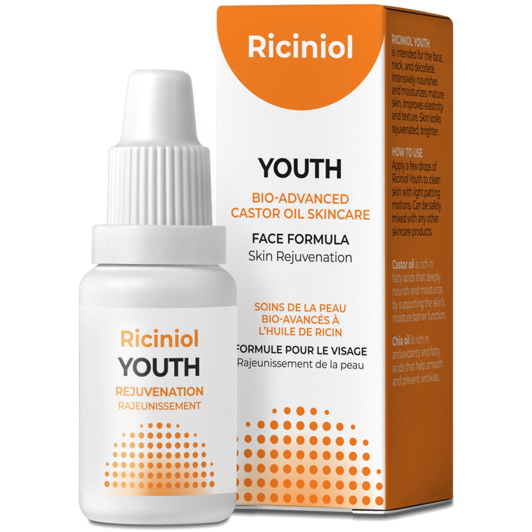 Riciniol Youth Bio-Advanced Castor Oil Skincare 15ml