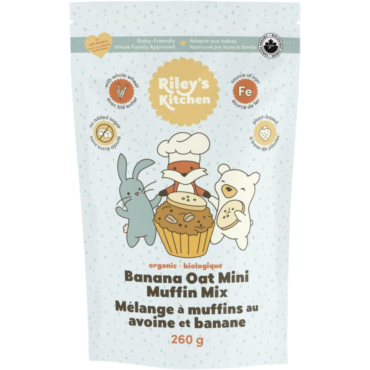 Riley's Kitchen Organic Banana Oat Mini Muffin Mix