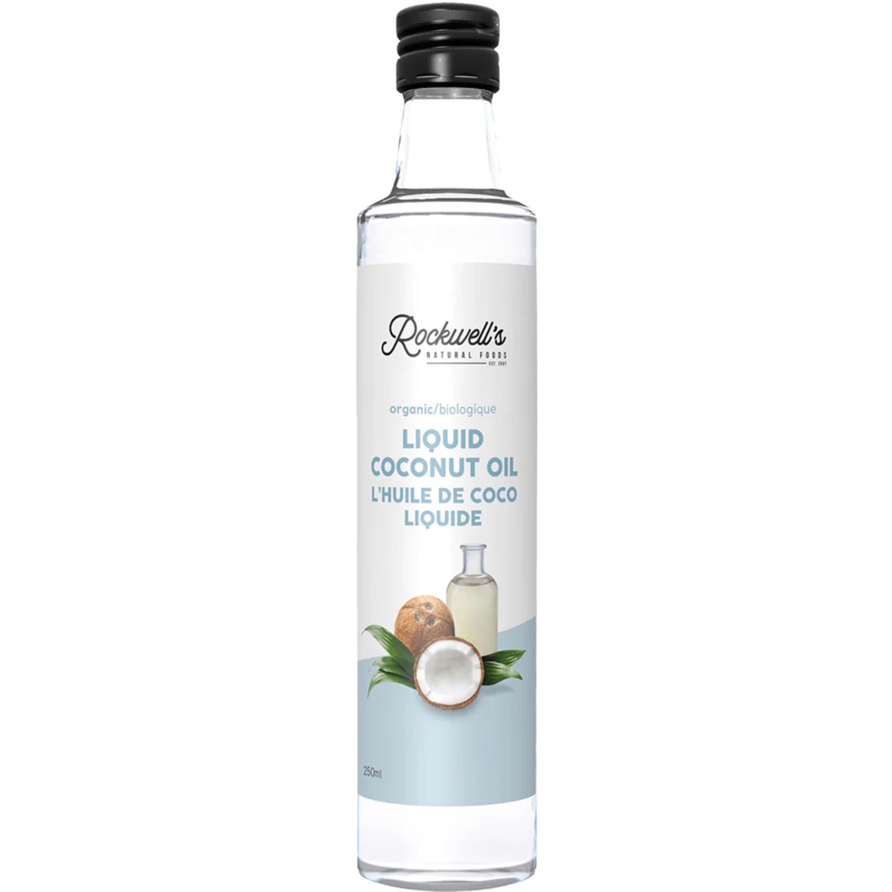 Rockwell's Organic Liquid Coconut Oil 250mL