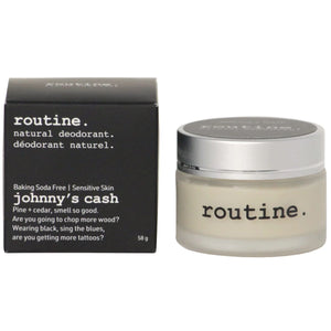 Routine Natural Deodorant (Baking Soda Free) Johnny's Cash 58g