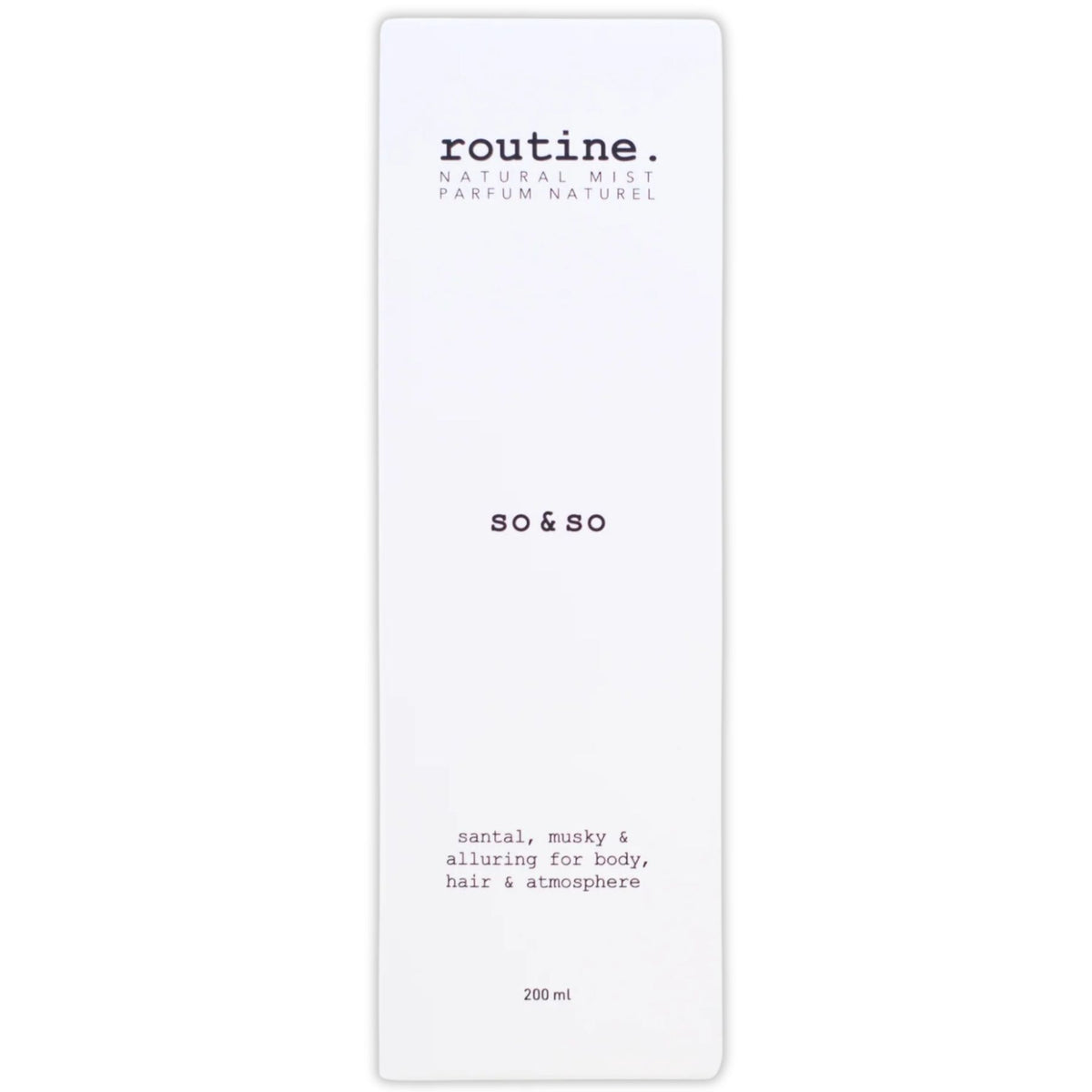 Routine So & So Body, Hair & Atmosphere Mist 200ml