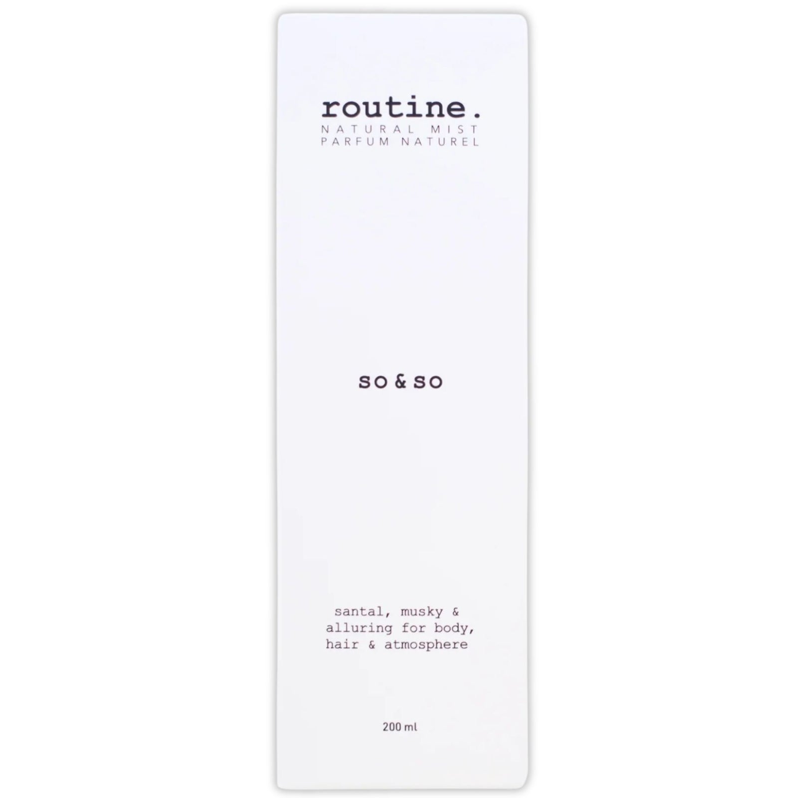 Routine So & So Body, Hair & Atmosphere Mist 200ml