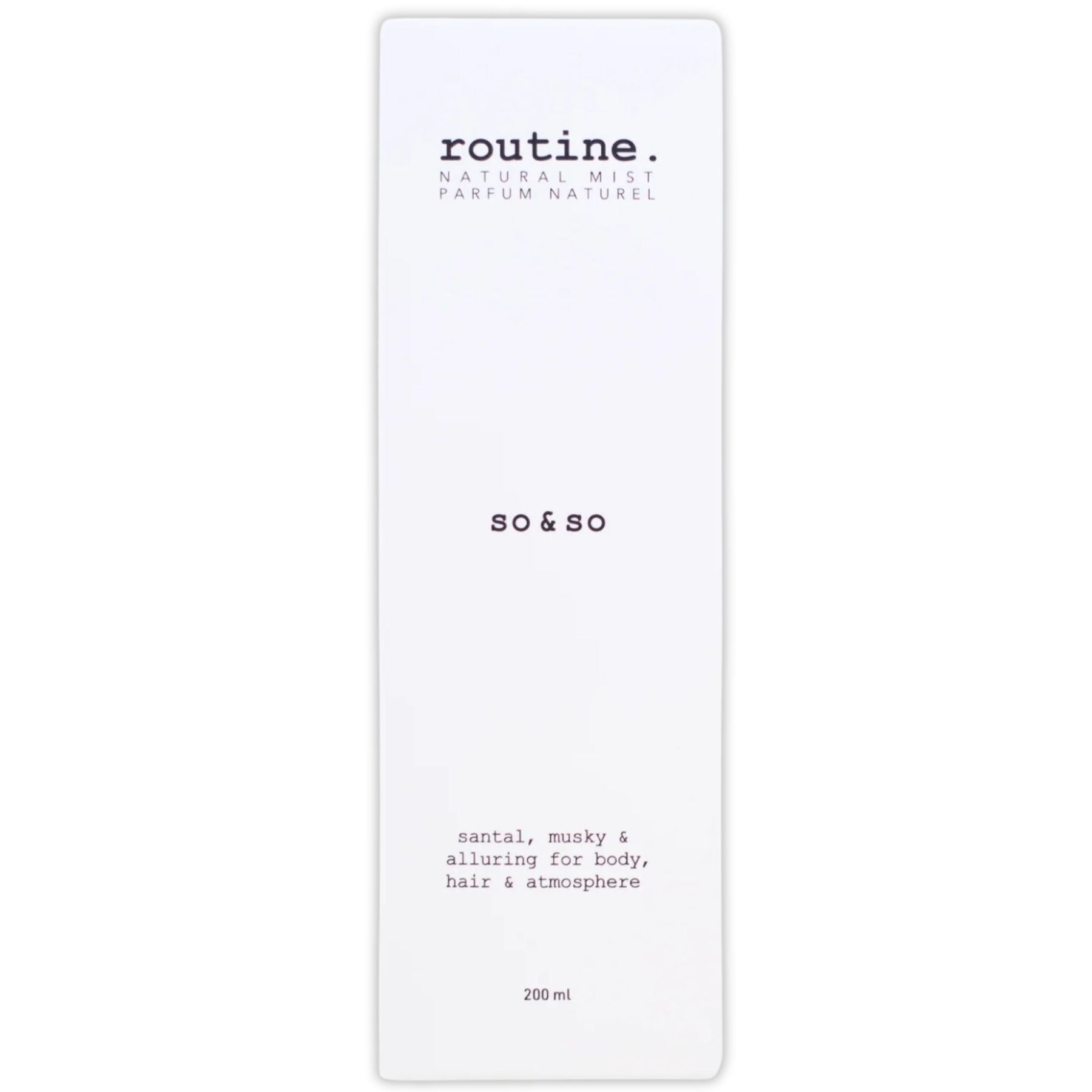 Routine So & So Body, Hair & Atmosphere Mist 200ml