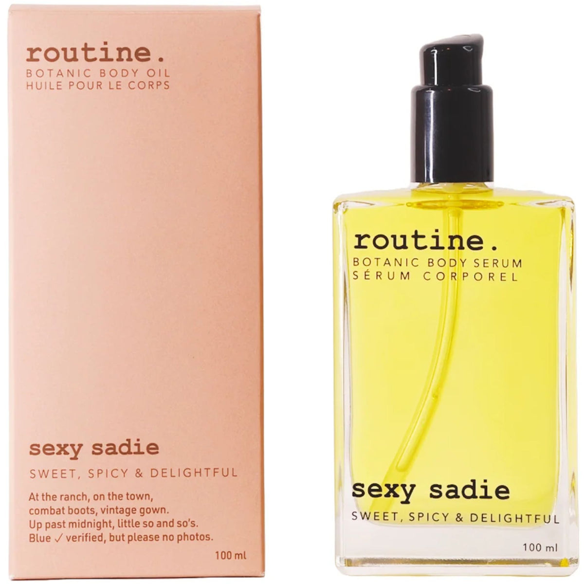 Routine Botanic Body Oil - Sexy Sadie 100mL