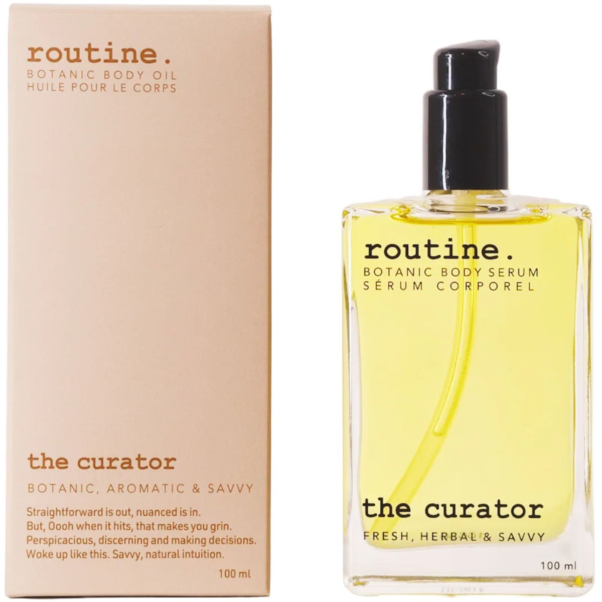 Routine Botanic Body Oil - The Curator 100mL