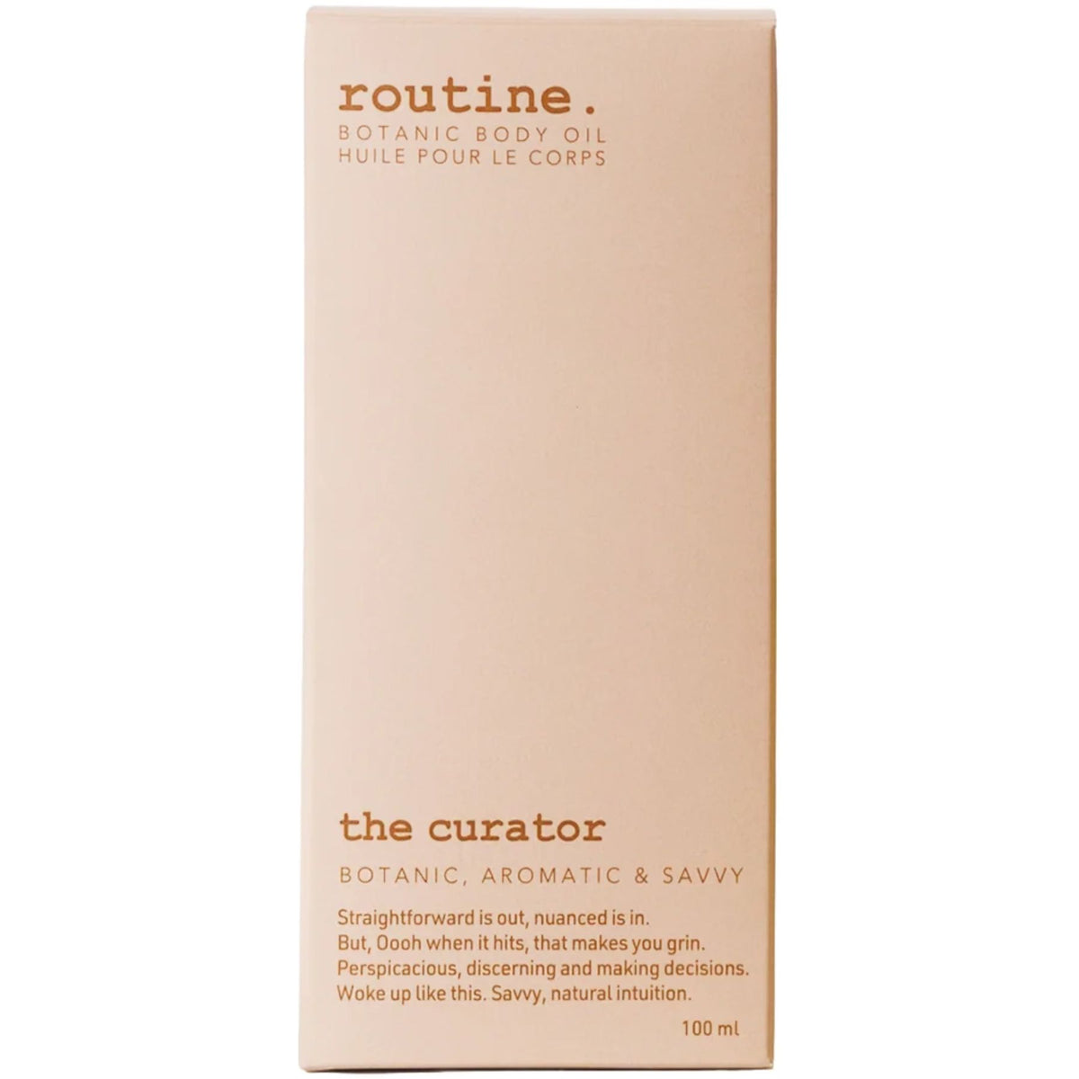 Routine Botanic Body Oil - The Curator 100mL