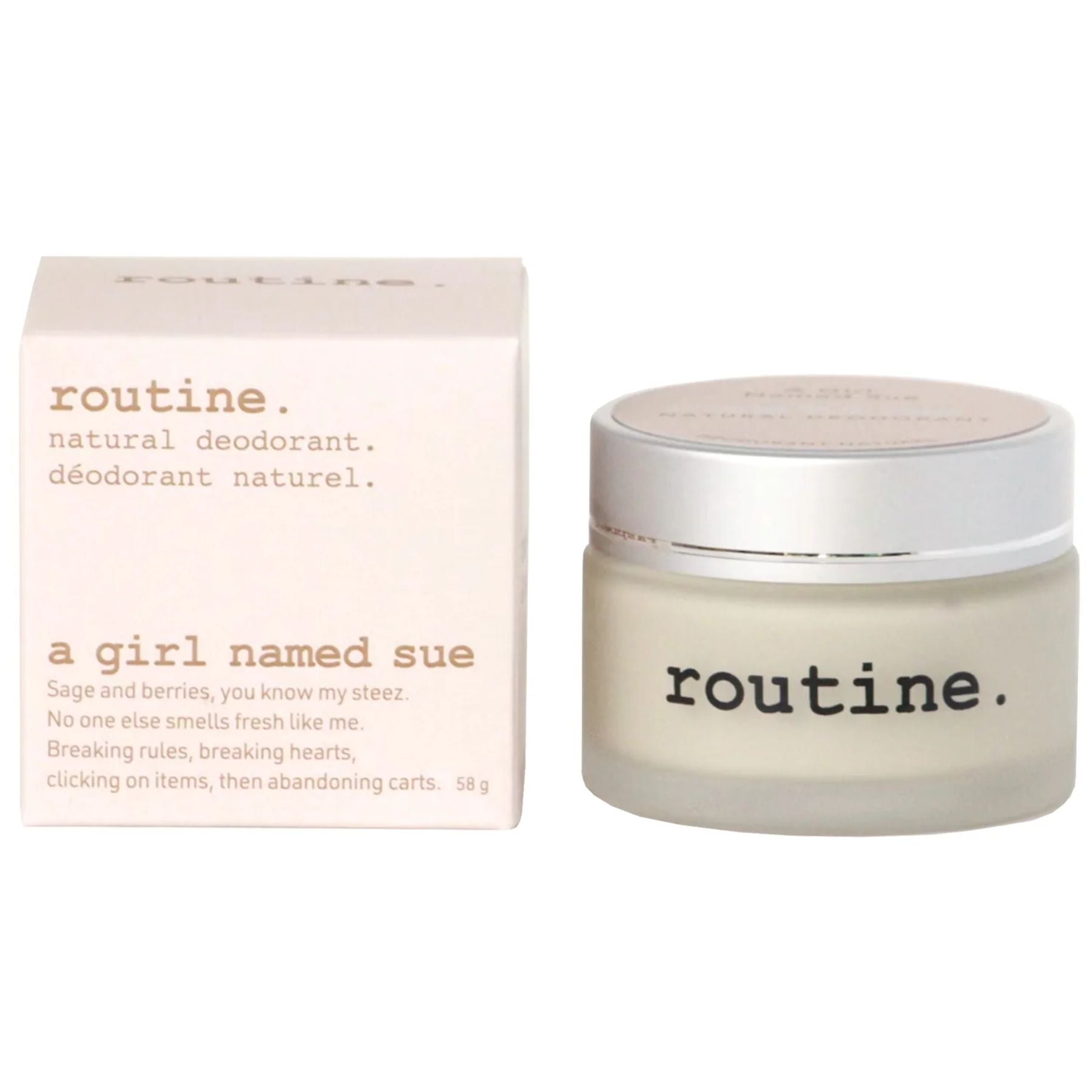 Routine Natural Deodorant A Girl Named Sue 58g