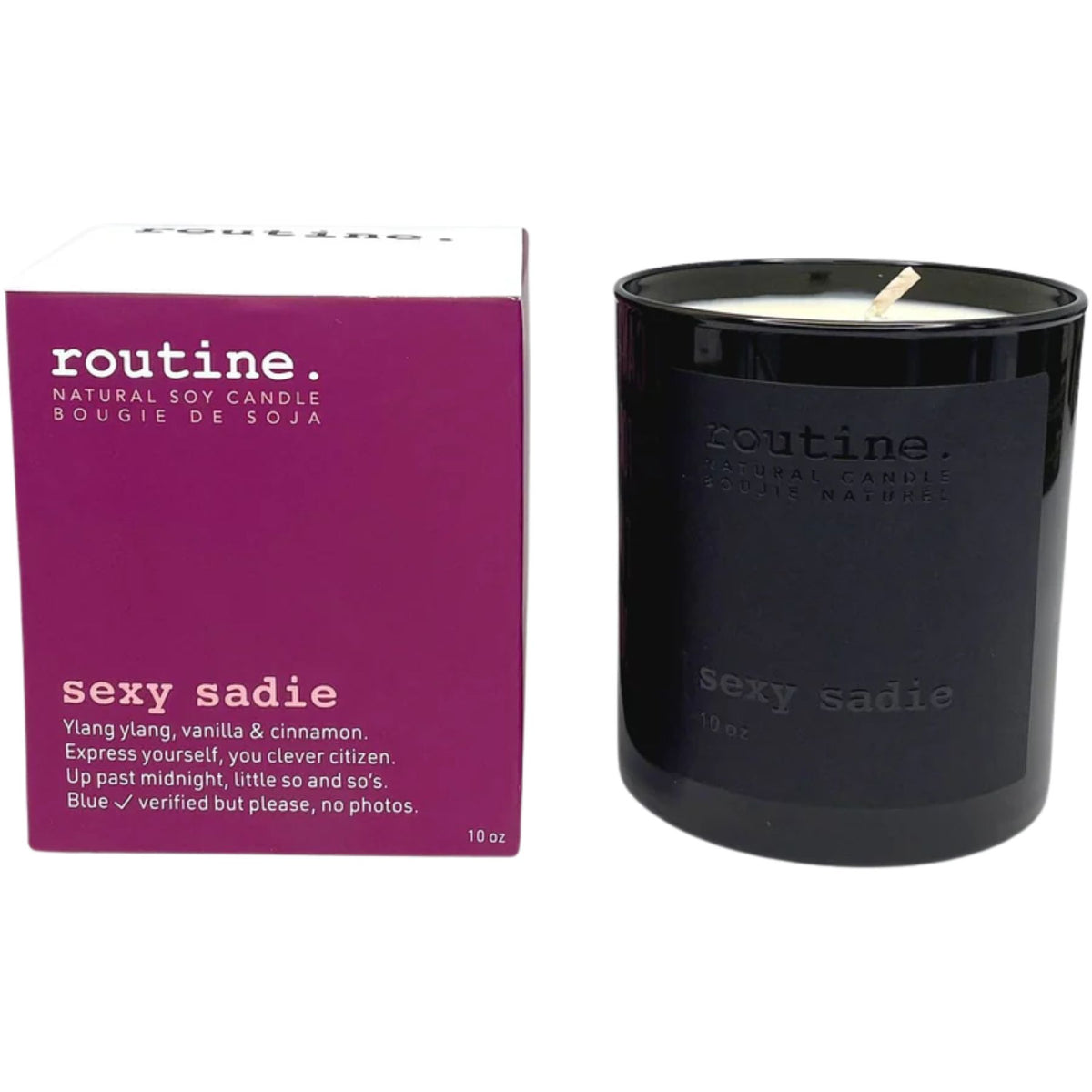 Routine Natural Soy Candle - Sexy Sadie 10oz