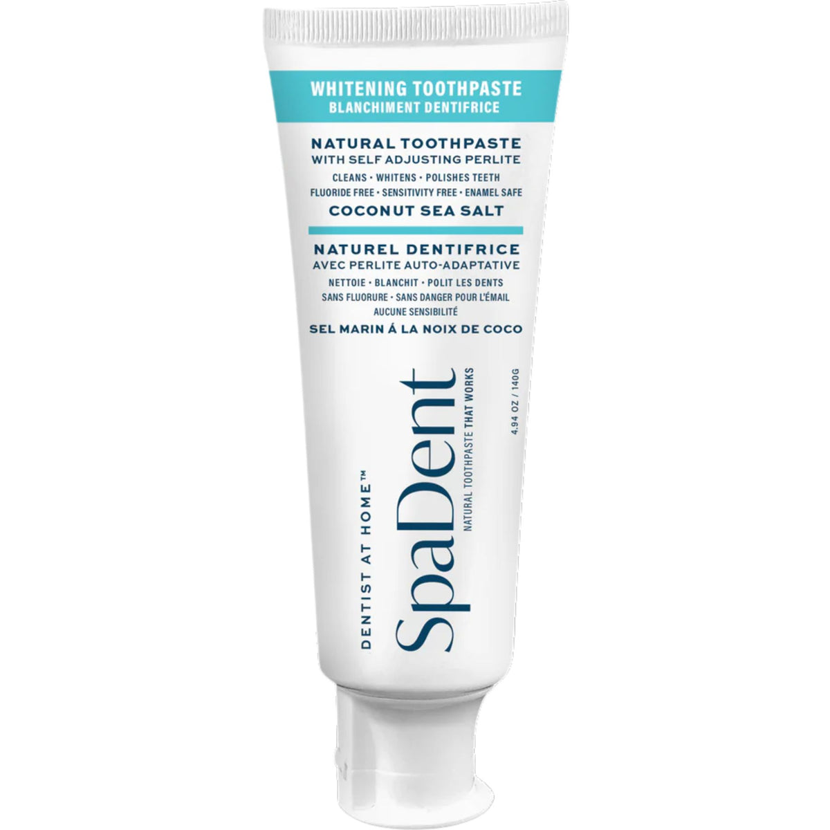 SD Naturals Advanced Whitening Toothpaste - Coconut and Sea Salt 156g