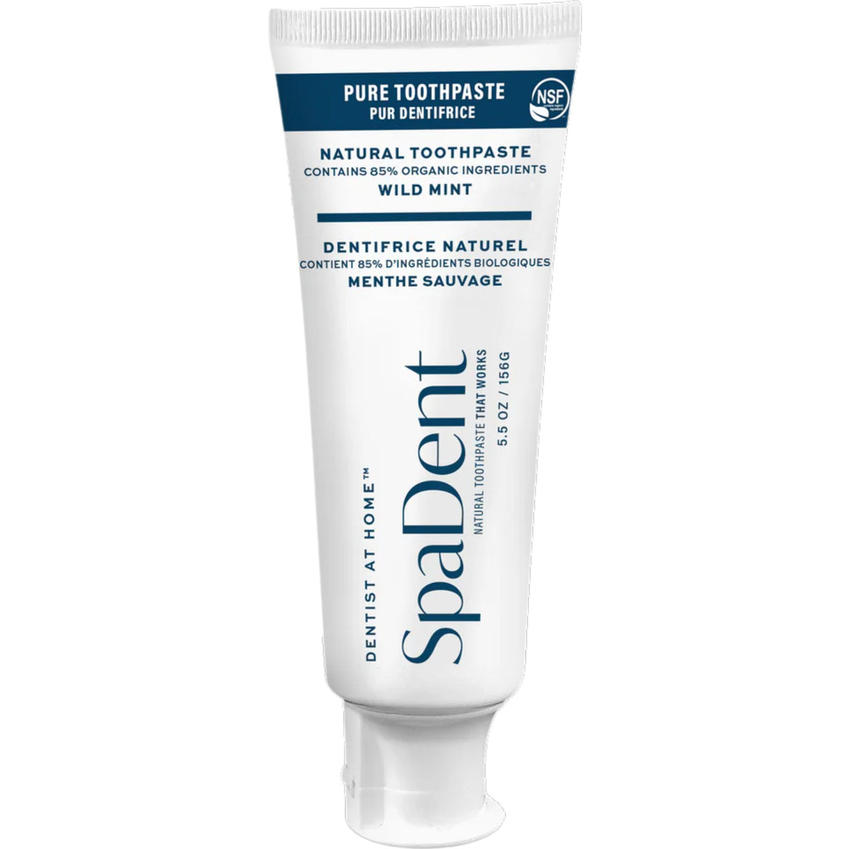 SD Naturals Natural Toothpaste - Wild Mint 85% Organic 156g