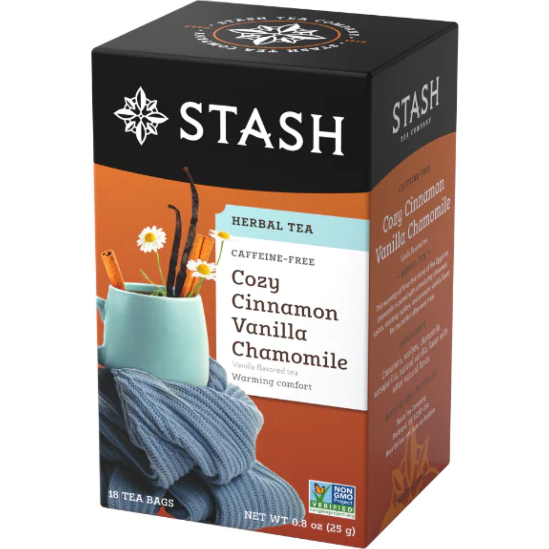 Stash Cozy Cinnamon Vanilla Chamomile Tea 18ct