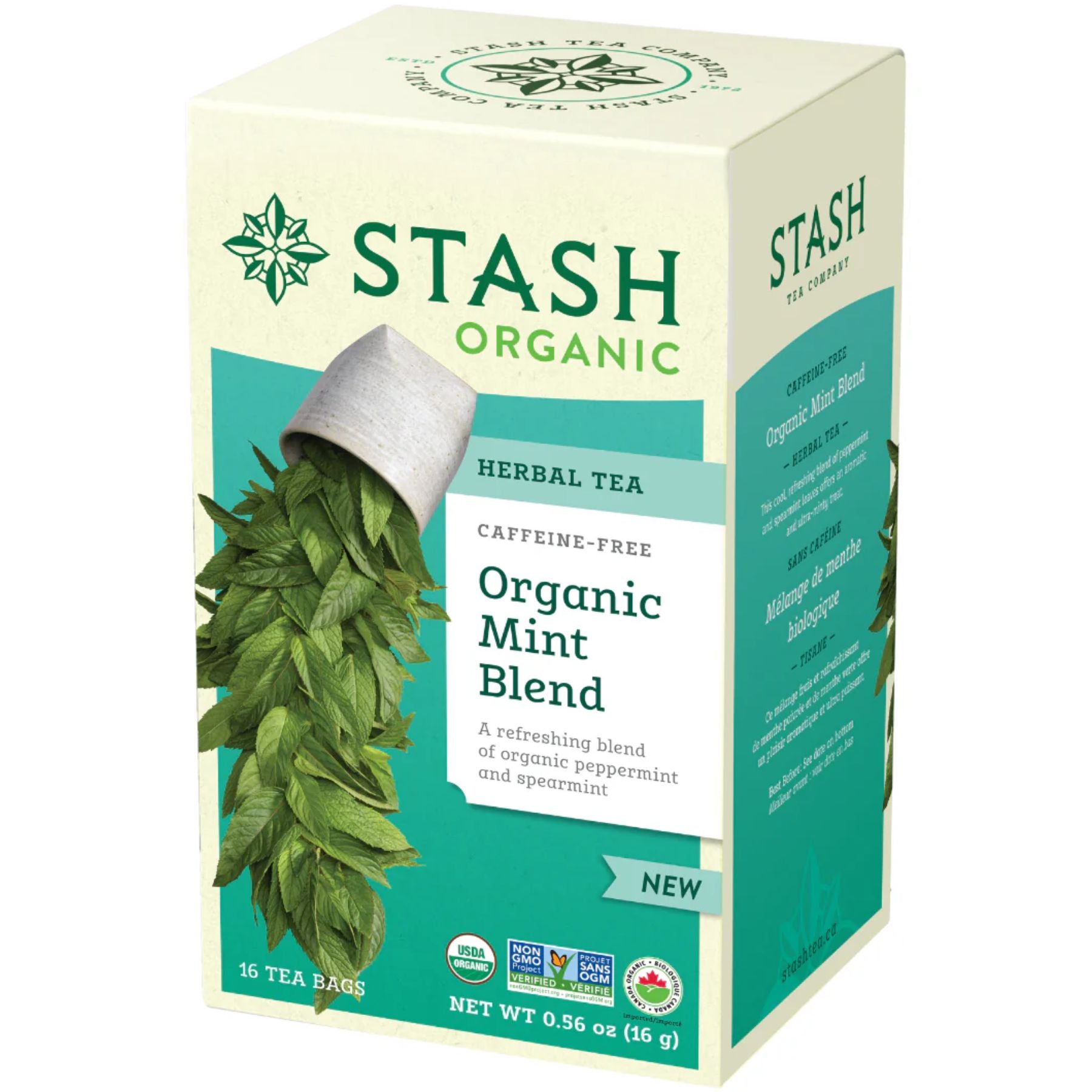 Stash Organic Mint Blend Herbal Tea 16ct