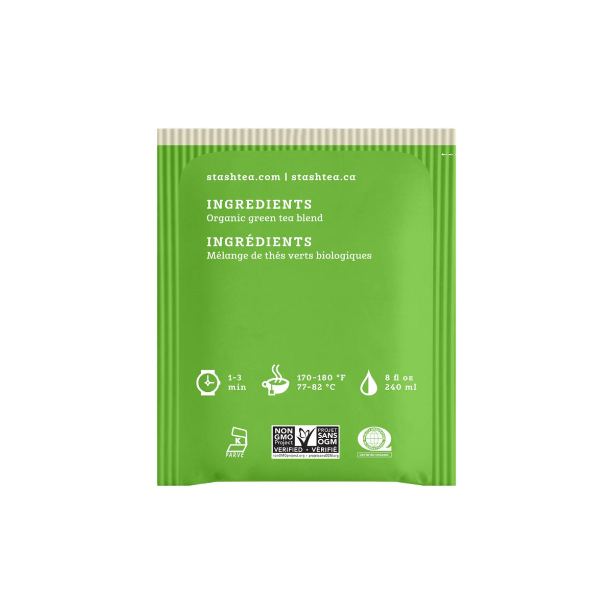 Stash Organic Premium Green Tea 16ct