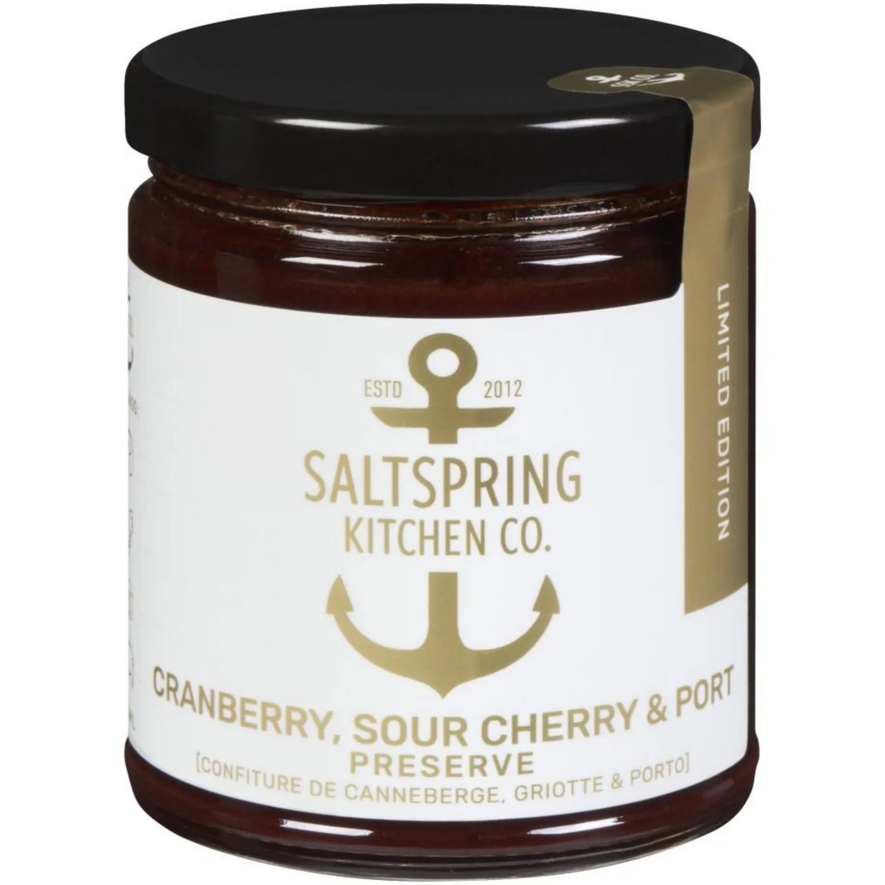 SaltSpring Kitchen Co. Cranberry, Sour Cherry & Port Preserve 125mL