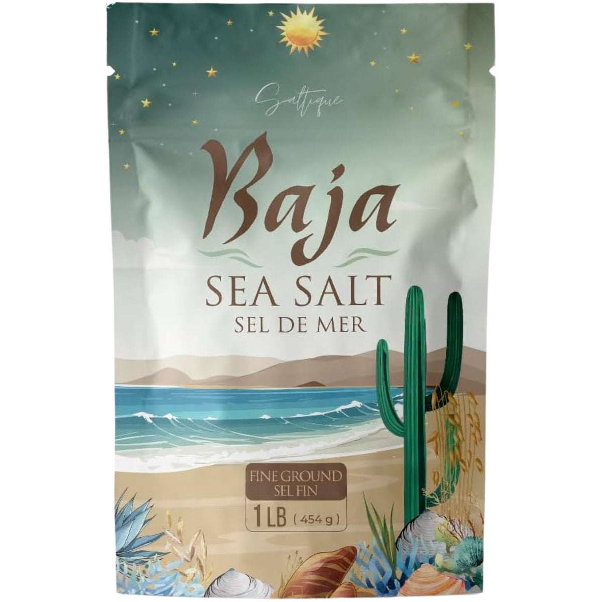 Saltique Baja Sea Salt Fine Ground 454g