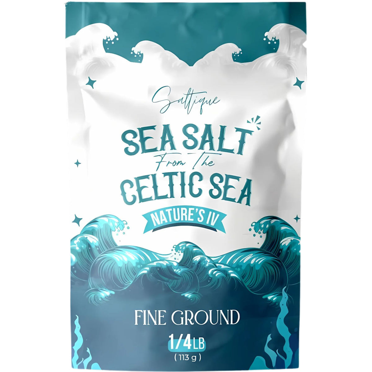 Saltique Celtic Sea Salt Fine Ground 113g