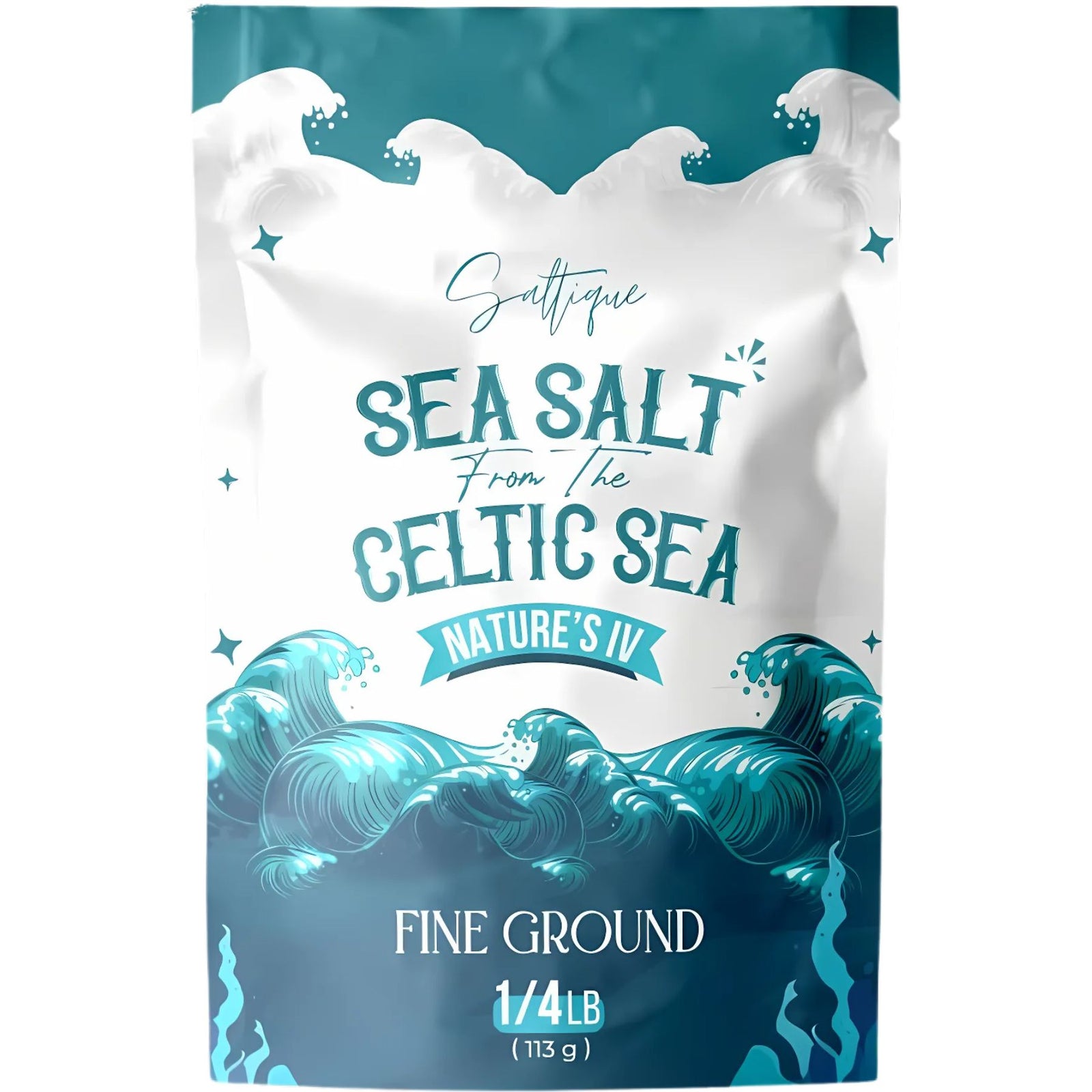 Saltique Celtic Sea Salt Fine Ground 113g