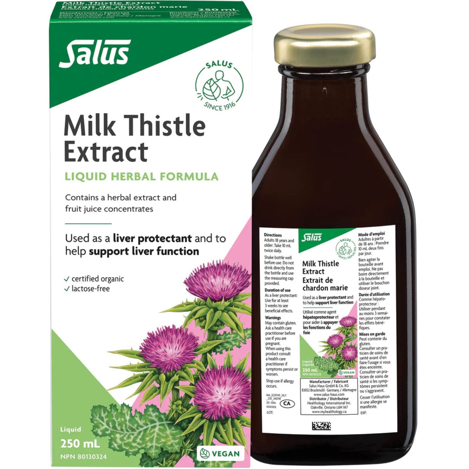 Salus Milk Thistle Liquid Extract 250mL