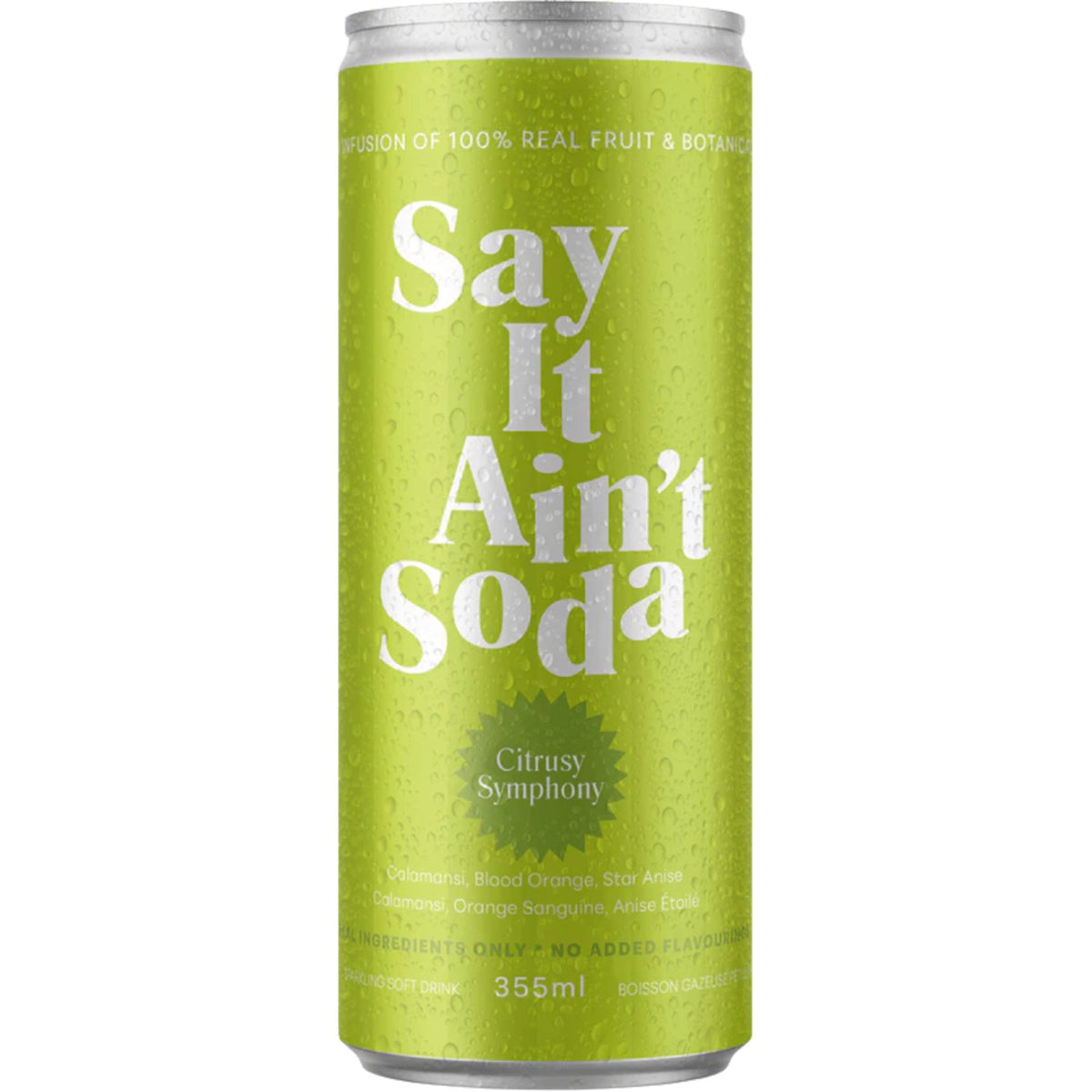 Say It Ain't Soda Citrusy Symphony 355mL