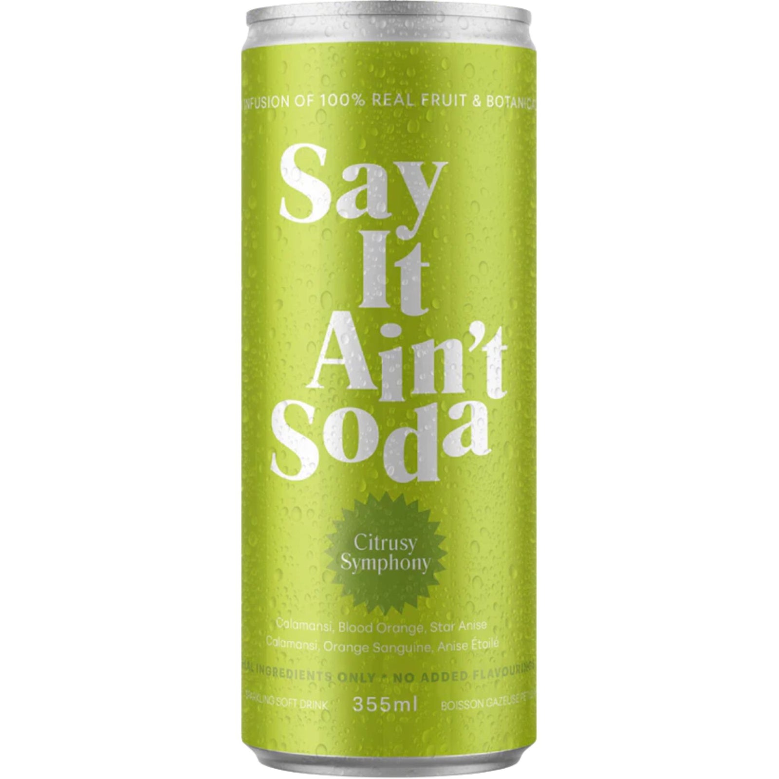 Say It Ain't Soda Citrusy Symphony 355mL