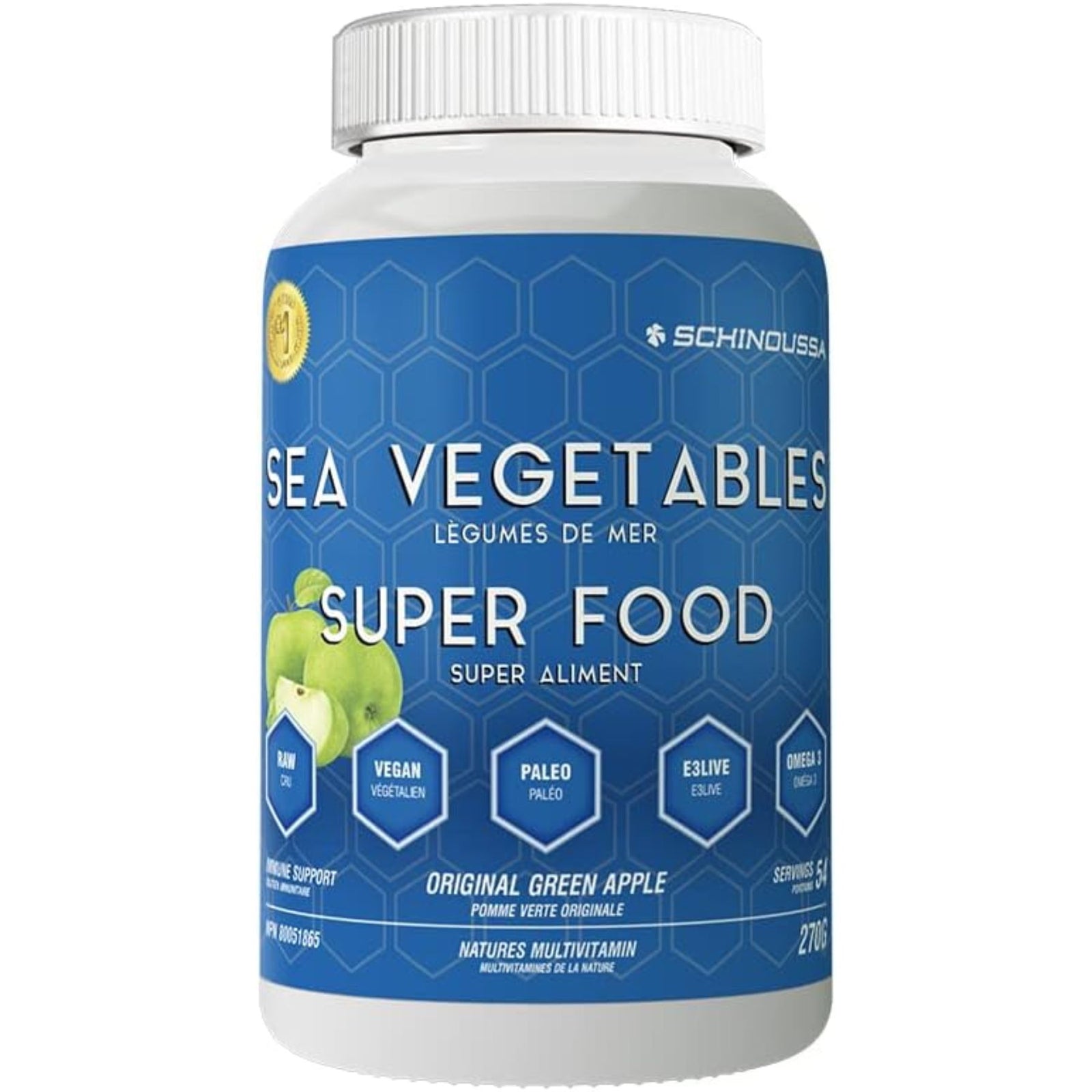 Schinoussa Sea Vegetables Original Green Apple 270g